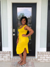 Hailey Midi Dress (Yellow)
