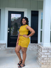 Kori Stripe Short Set (Yellow)