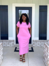 Kellie Midi Dress (Pink)