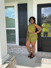 Kori Stripe Short Set (Olive)