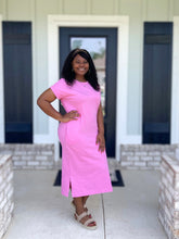 Kellie Midi Dress (Pink)
