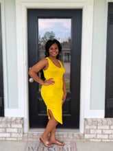 Hailey Midi Dress (Yellow)