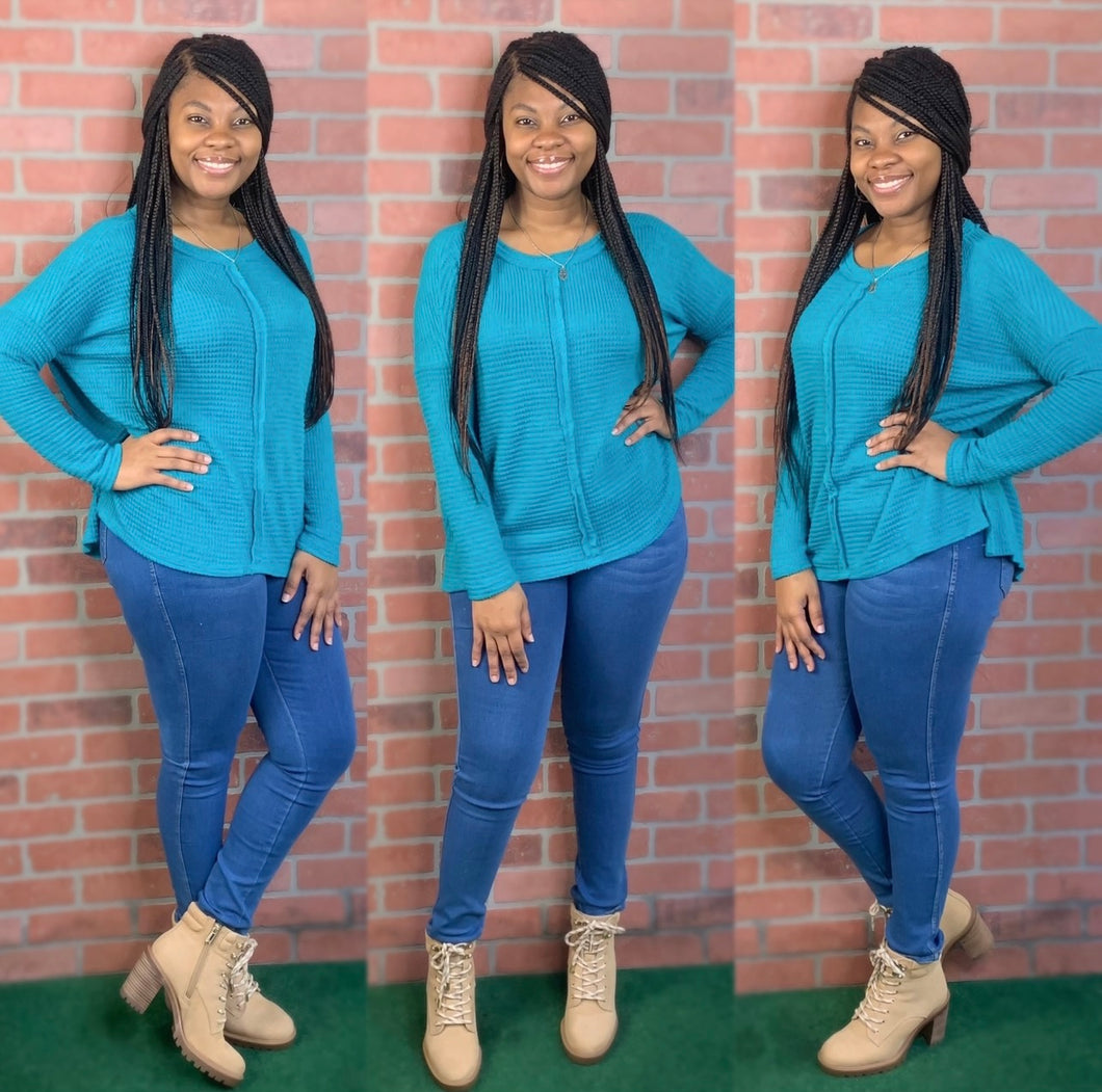 Lauryn Sweater (Turquoise)