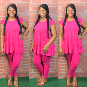 Nora Set (Fuchsia)